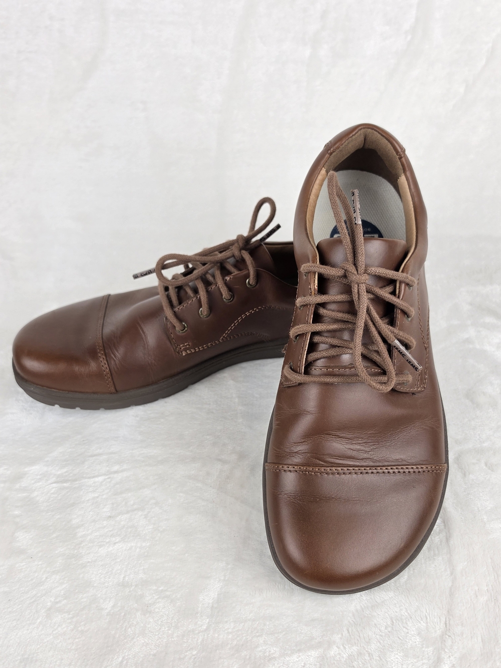 Lems Nine2Five Zero Drop Leather Dress Shoe Unisex Men's 9.5 Women's 11 Mocha